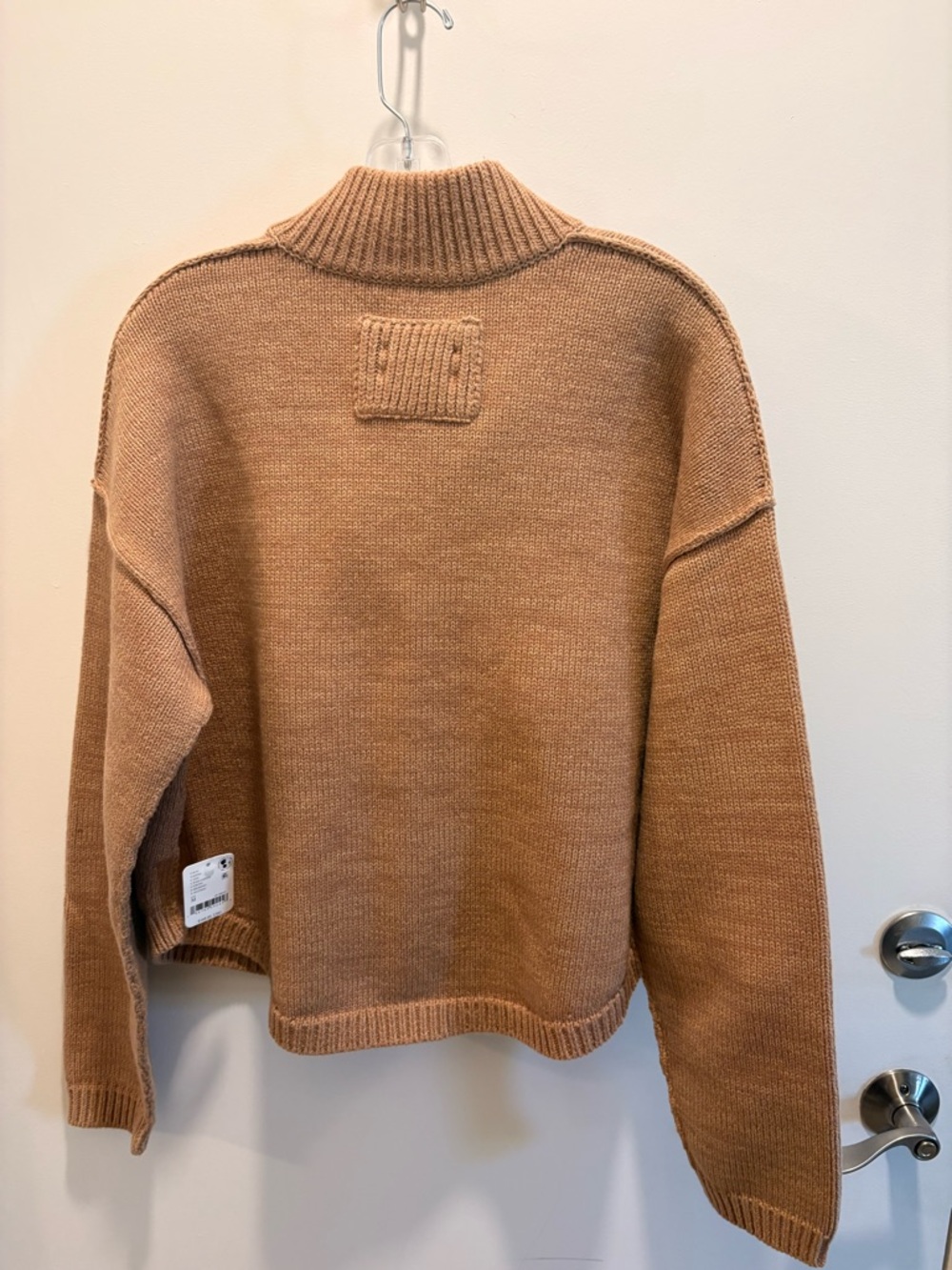 We The Free Womens Button-Up Sweater - Light Beige - Picture 3 of 4